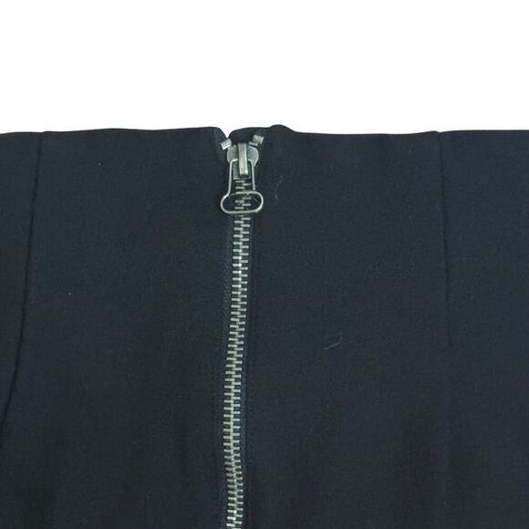 COOPERATIVE Black Stretch Skinny Riding Pants Back Exposed Zipper Women's Sz S - Picture 8 of 10